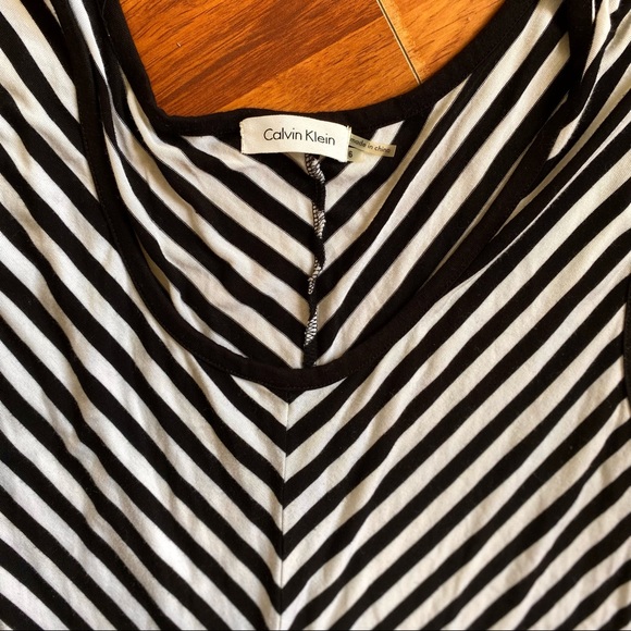 Calvin Klein Striped Maxi / Sun Dress - Picture 5 of 6